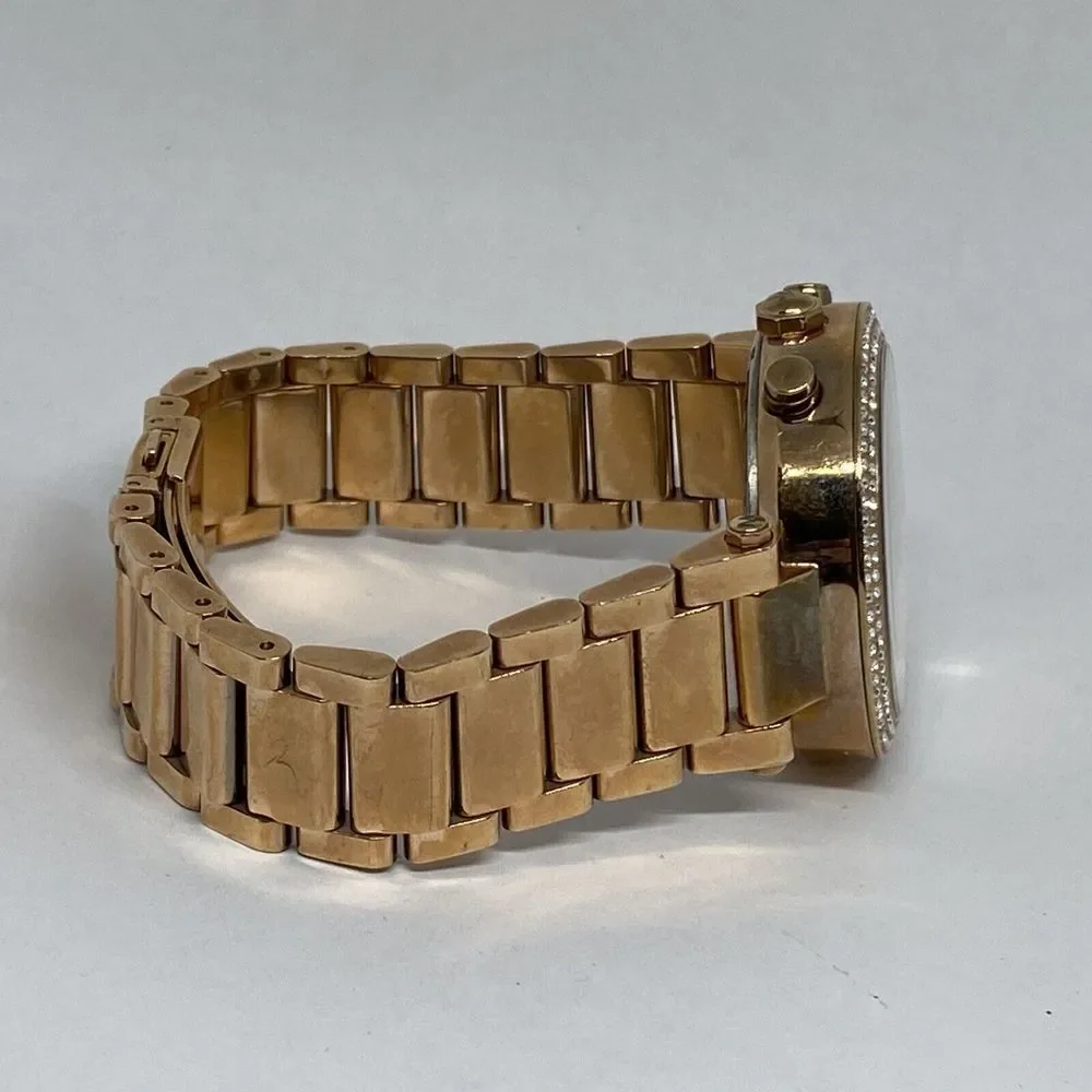 Michael Kors MK5538 Women's Gold Stainless Steel Quartz Analog Dial Watch GE520